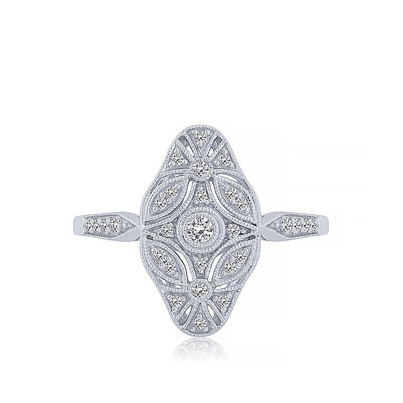 Art Deco Style Diamond Dinner Ring