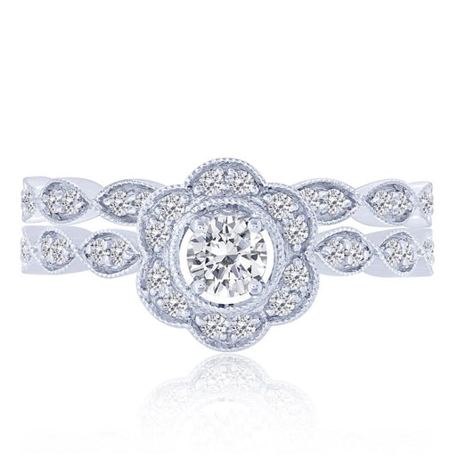 Flower Halo Petite Wedding Set