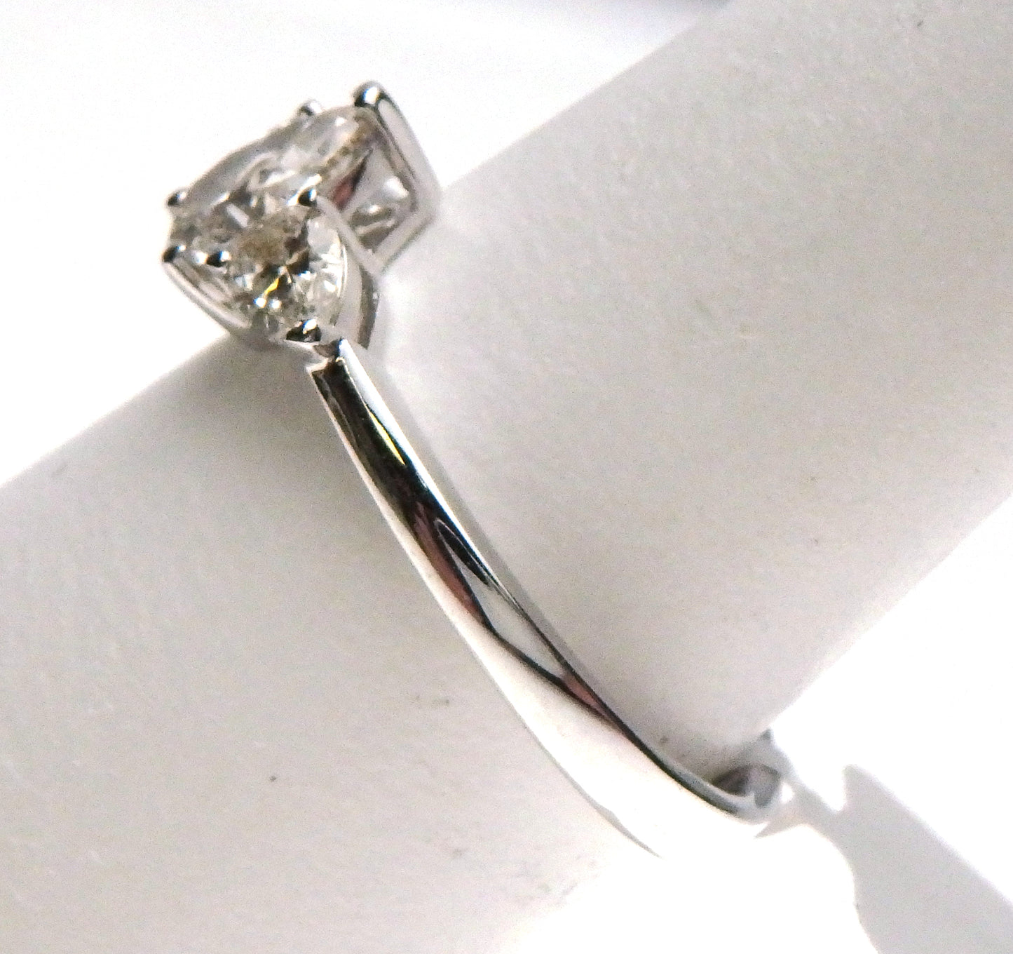 Pear Diamond 3 Stone Ring