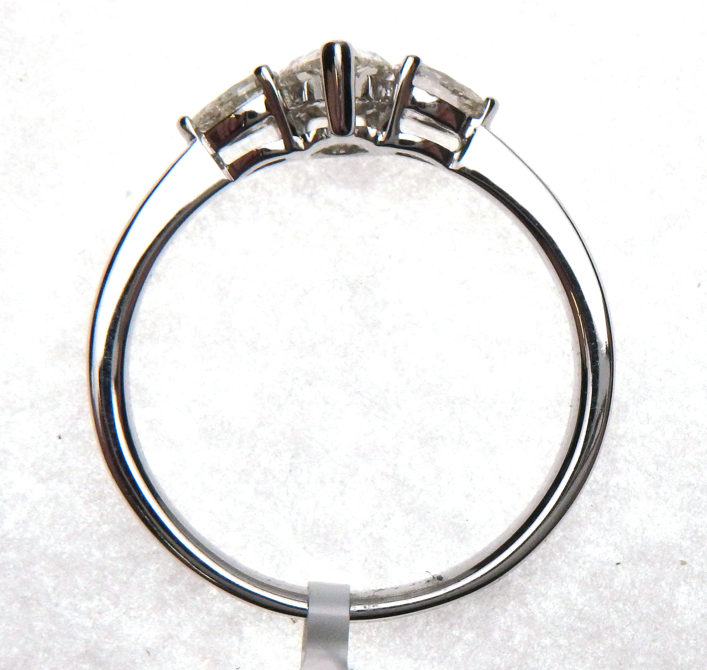 Pear Diamond 3 Stone Ring